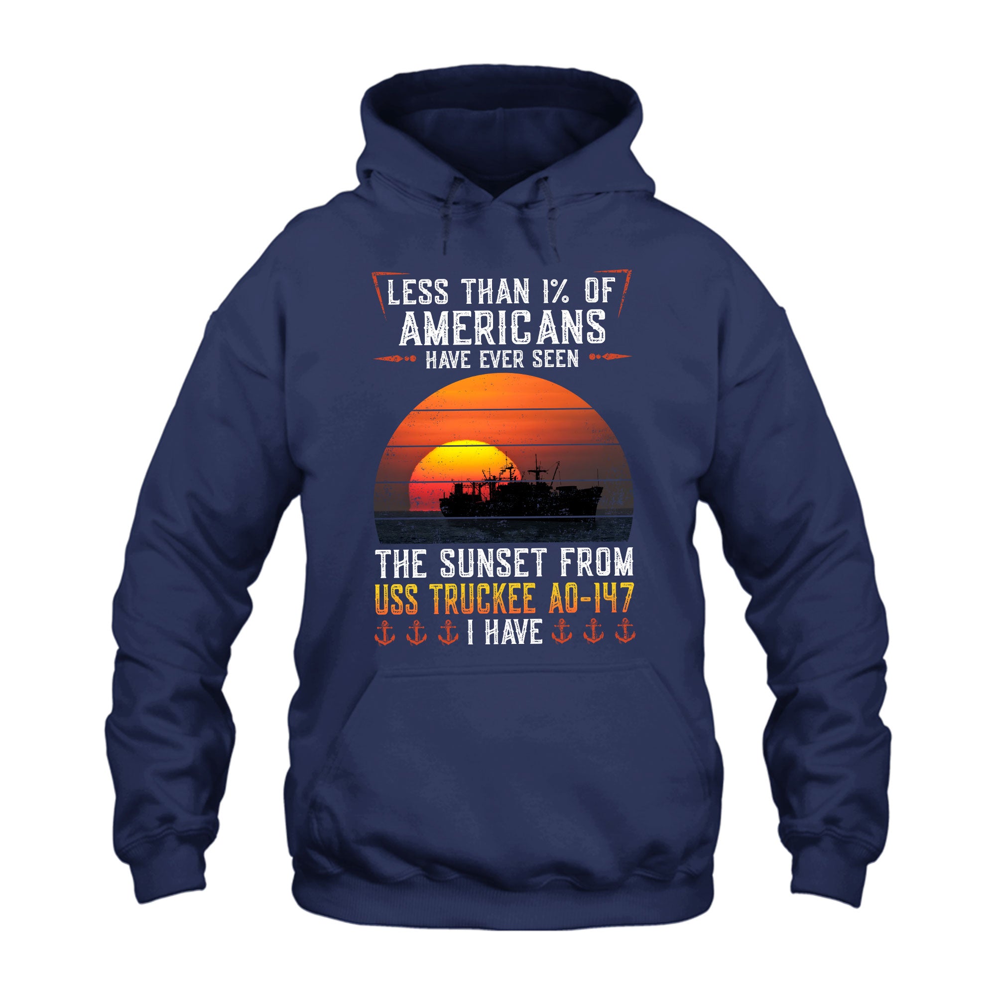 Less Than 1% USS Truckee AO-147 Classic Hoodie