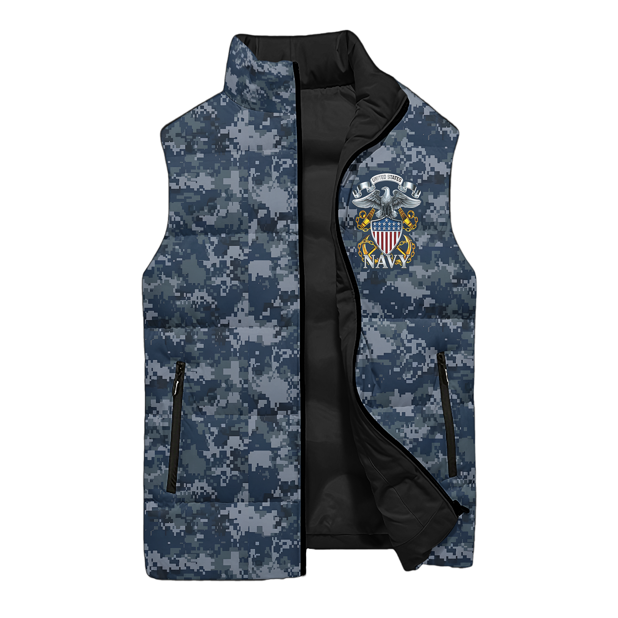 Navy 250th Anniversary Puffer Vest