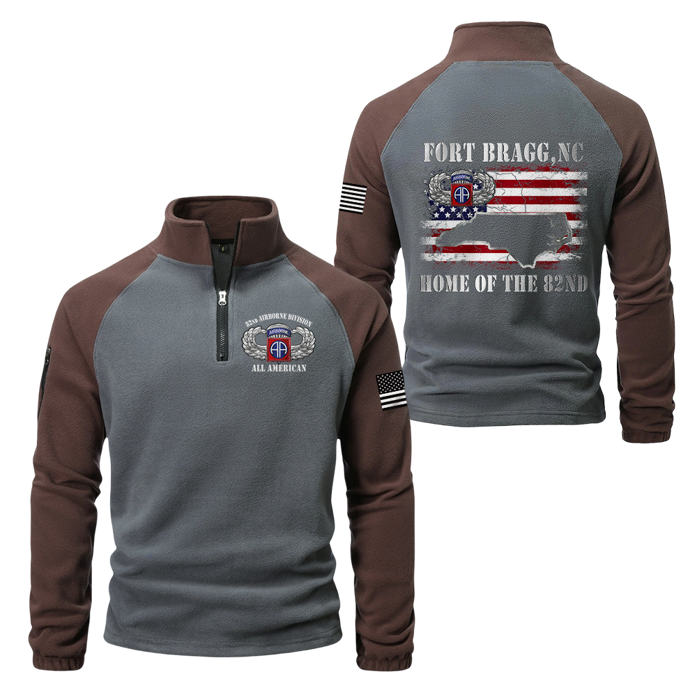 82nd Airborne Division Half-Zip Raglan Sweatshirt