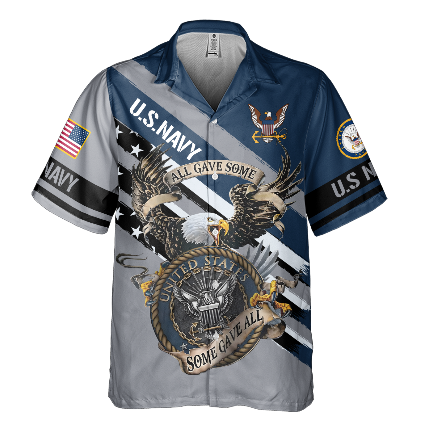 Navy 250th Anniversary Cuban Shirt