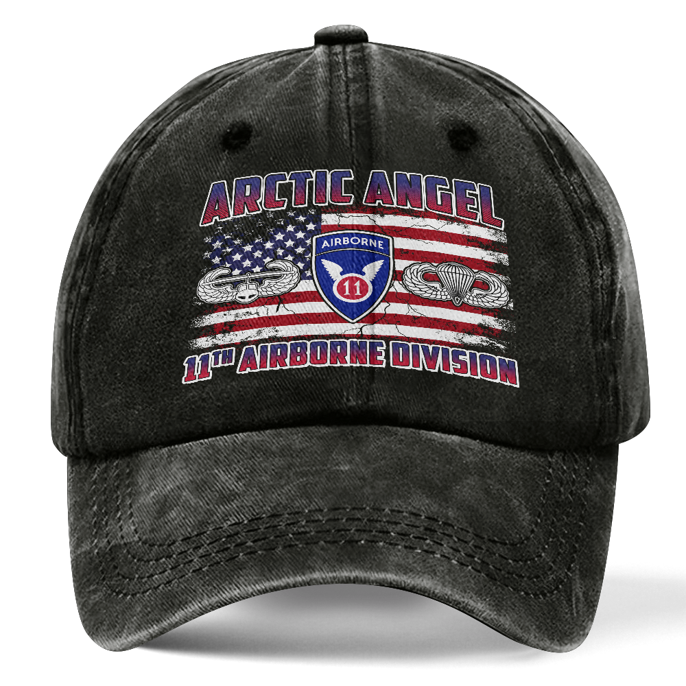 Personalizable 11th Airborne Division Washed Cap