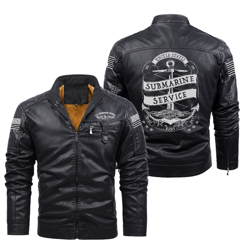Submarine Service Pride Runs Deep Leather Jacket