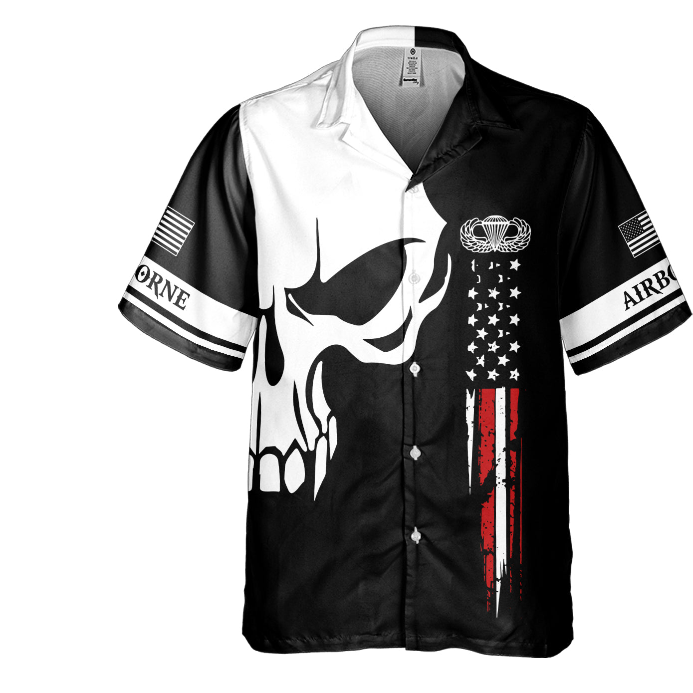 Airborne I Did This For A Living Cuban Shirt