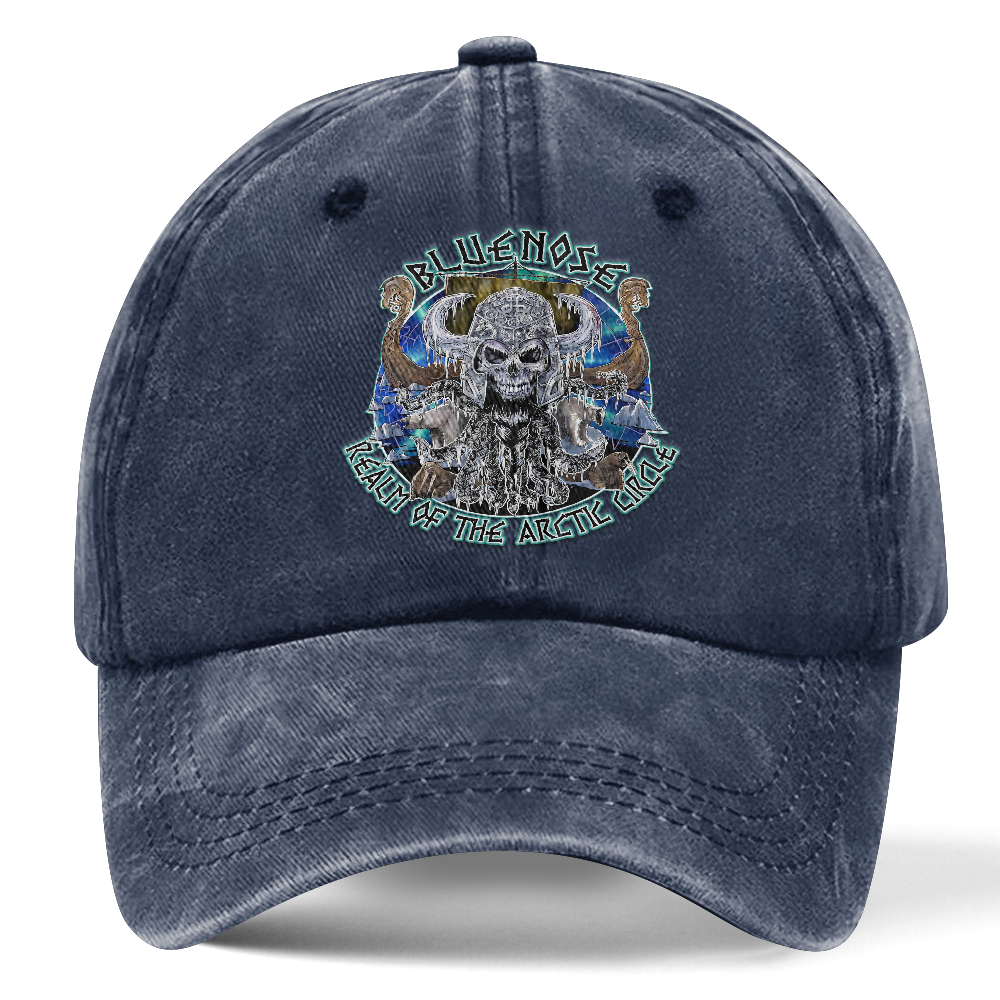 Personalizable Blue Nose Washed Cap