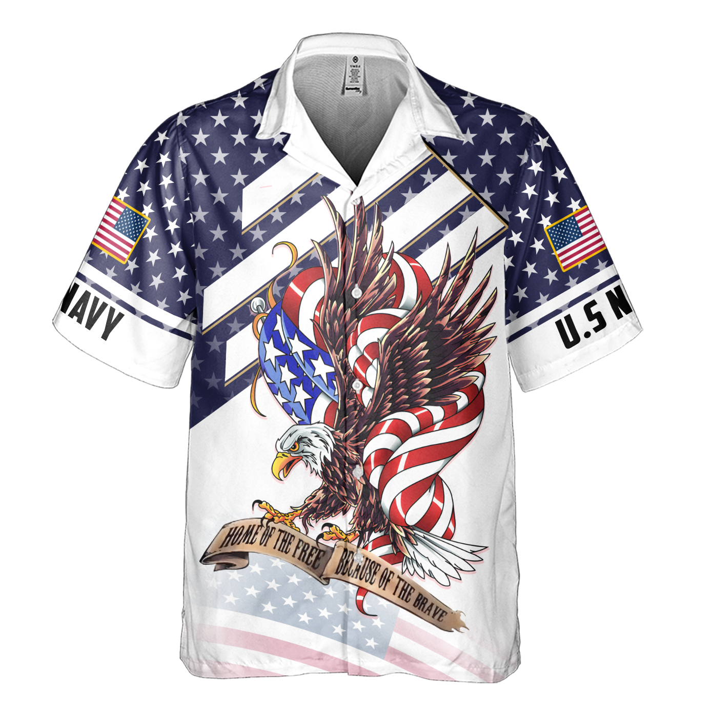 Navy 250th Anniversary Cuban Shirt