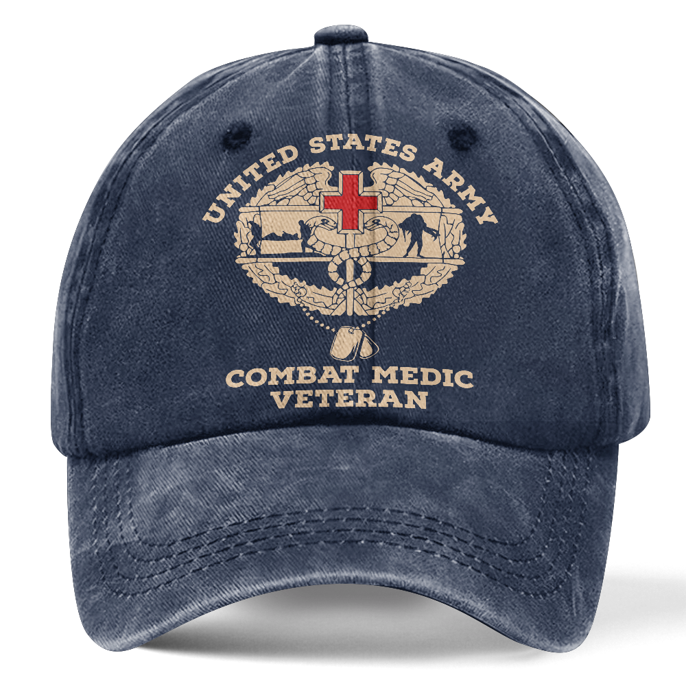 Personalizable Combat Medic Washed Cap