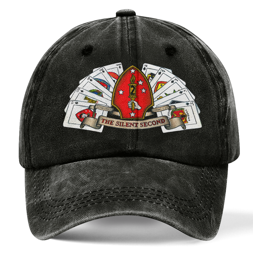 Personalizable The Silent Second Washed Cap