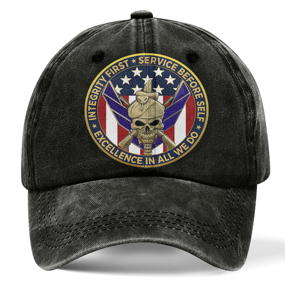 Personalizable Air Force Washed Cap