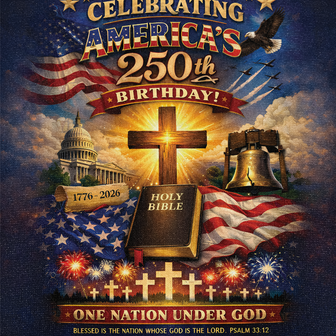 America 250 Years of Freedom Cuban Shirt