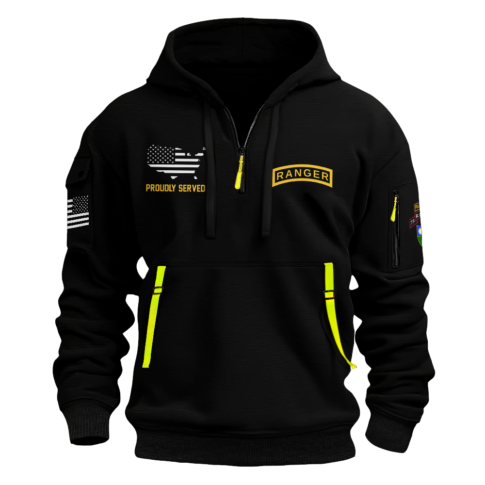75th Ranger Regiment Quarter Zip Hoodie