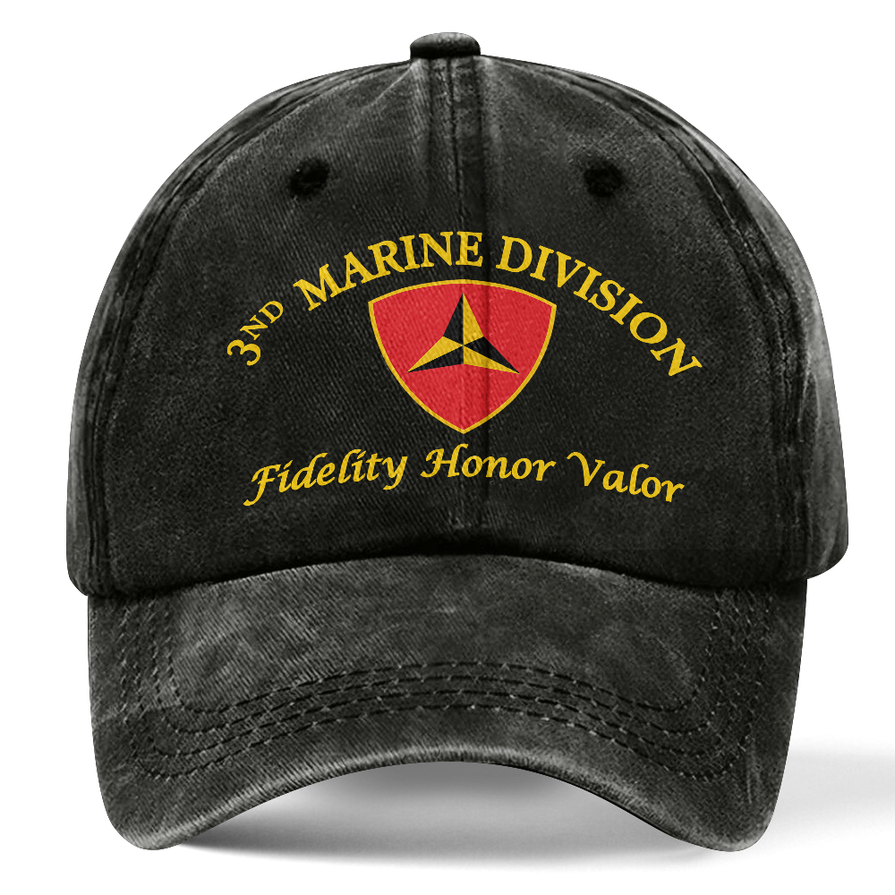 Personalizable Fidelity Honor Valor Washed Cap