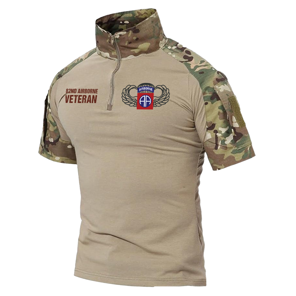 Born At Benning Raised At Bragg Tactical Polo Shirt