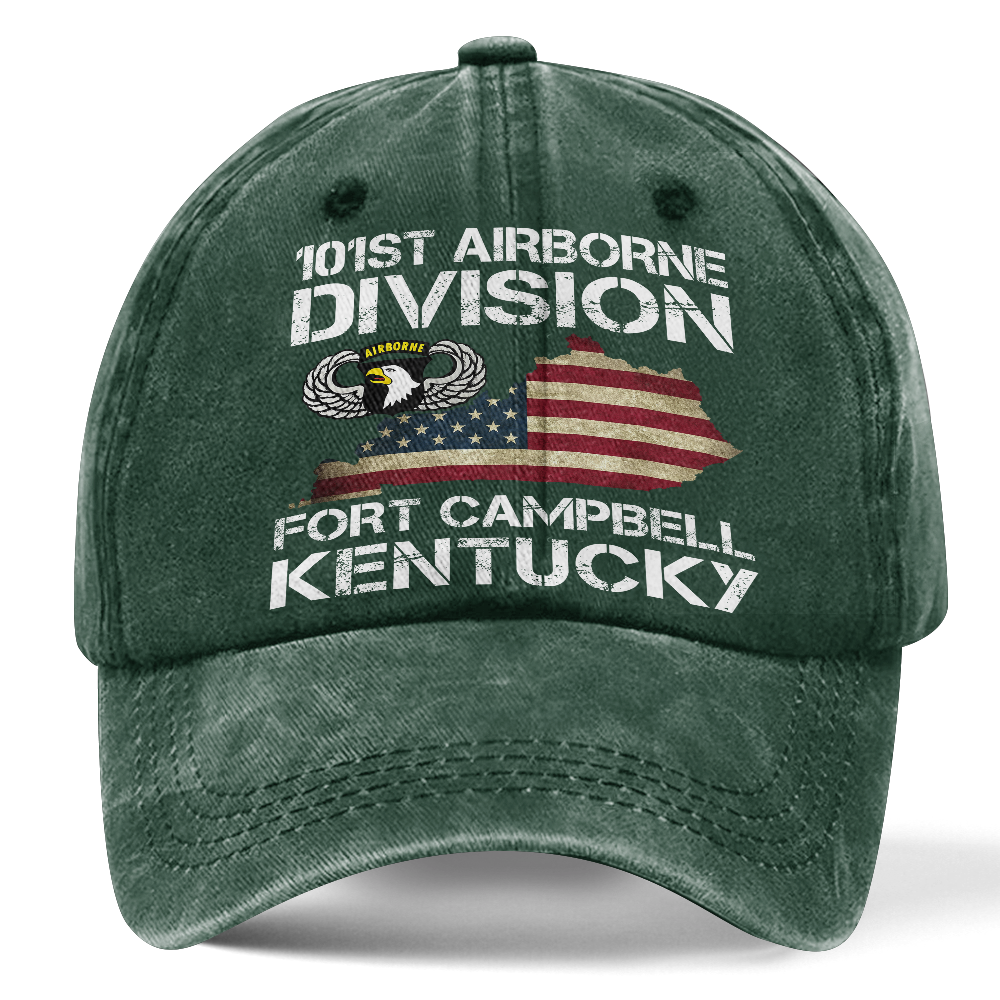 Airborne Fort Campbell Washed Cap