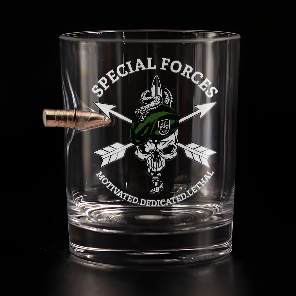 Special Forces Medicated Bullet Whiskey Glass