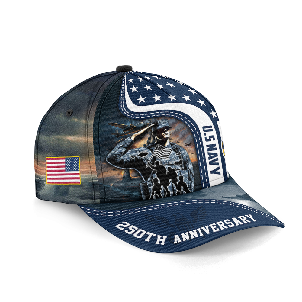 Navy 250th Anniversary Classic Cap