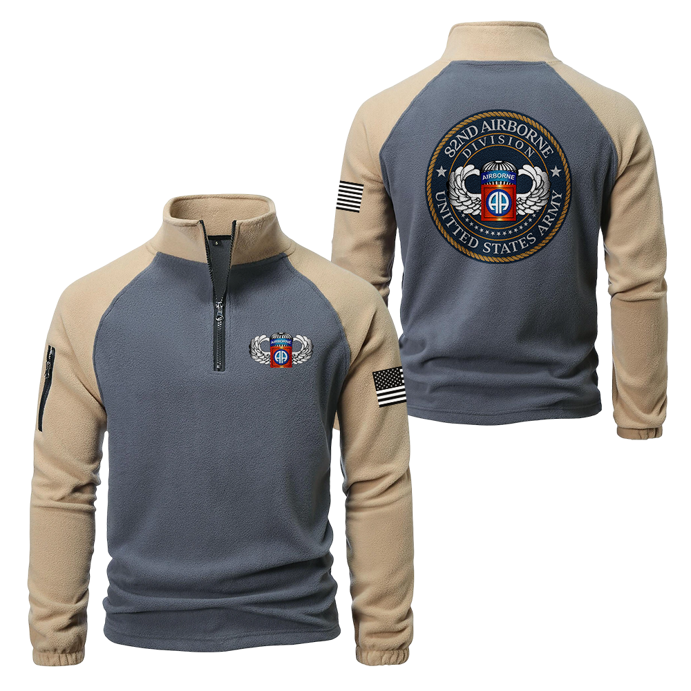 82nd Airborne Division Half-Zip Raglan Sweatshirt