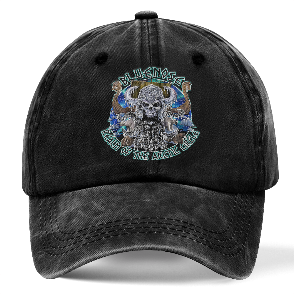 Personalizable Blue Nose Washed Cap