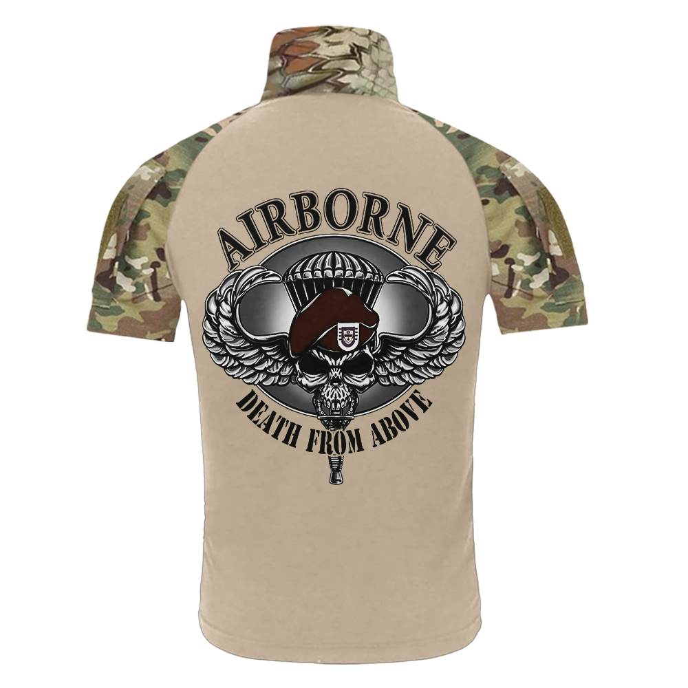 173rd Airborne Brigade Death From Above Tactical Polo Shirt