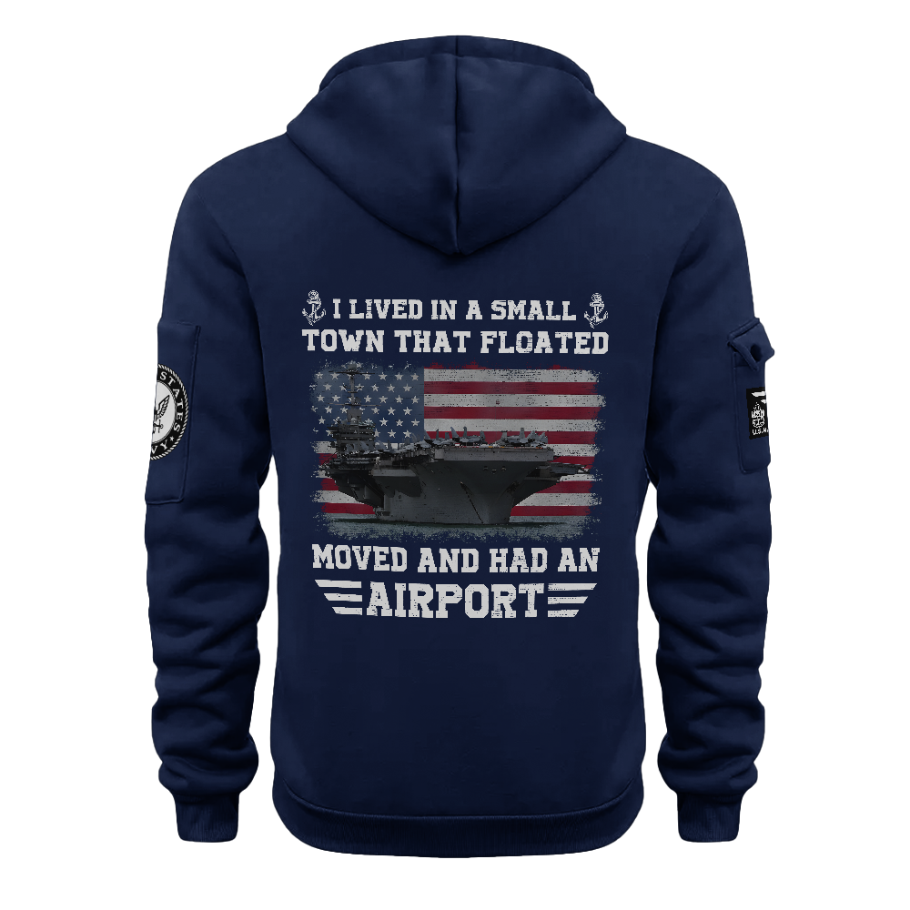 Personalizable I Lived In A Small Town That Floated Quarter Zip Hoodie