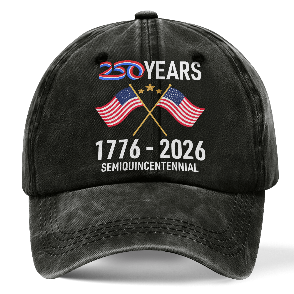 America 250th Anniversary Washed Cap
