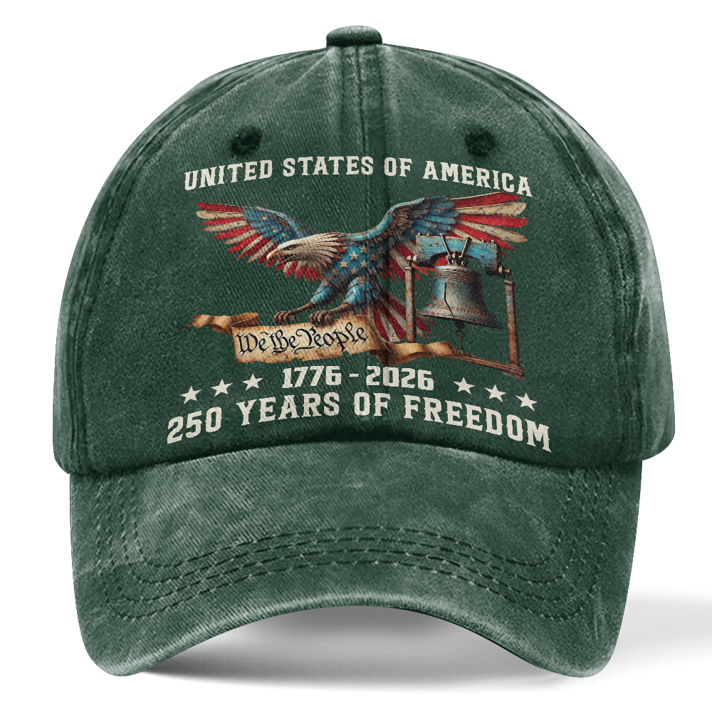 America 250th Anniversary Washed Cap
