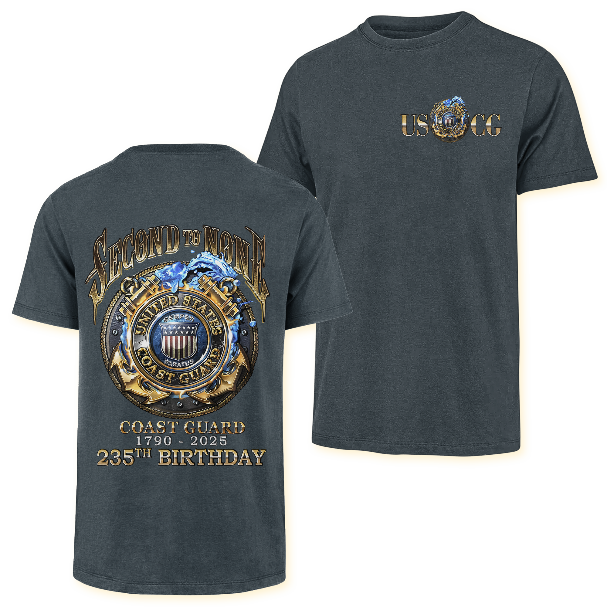 Coast Guard 235th Birthday Double Side Classic T-shirt