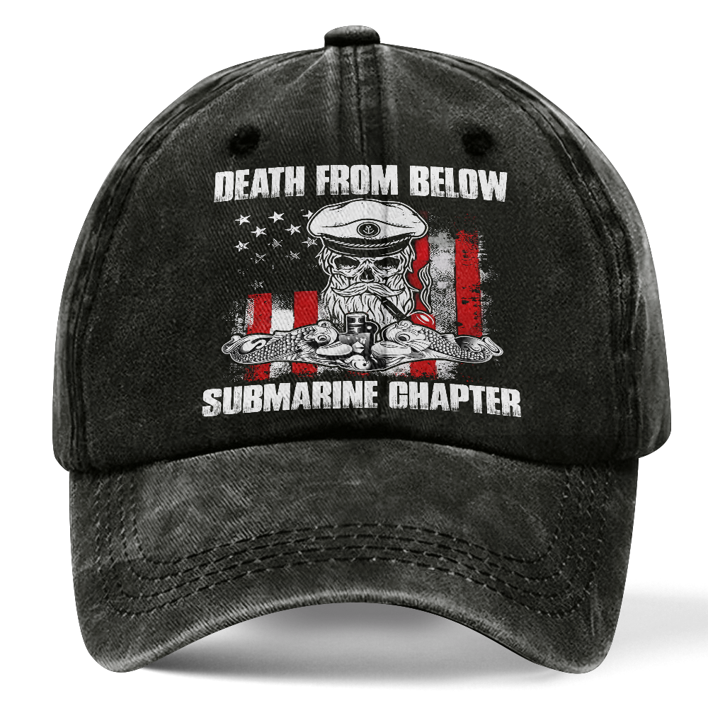 Navy Submarine Death From Below Washed Cap