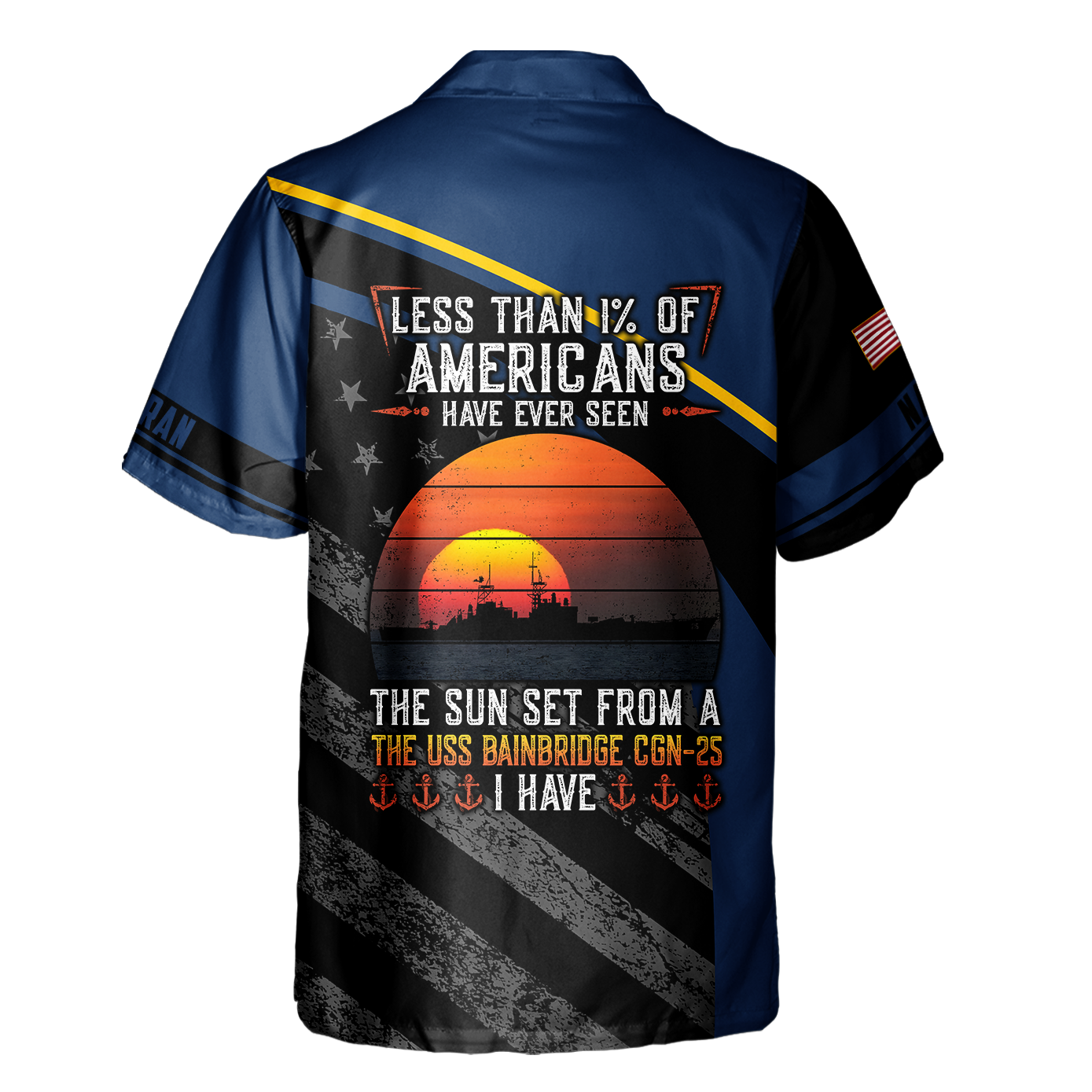 FF Have Ever Seen The Sunset From A Navy Ship Cuban Shirt