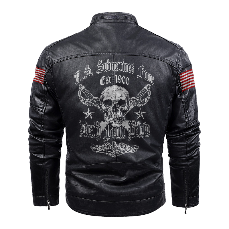Submarine Force Death From Above Leather Jacket