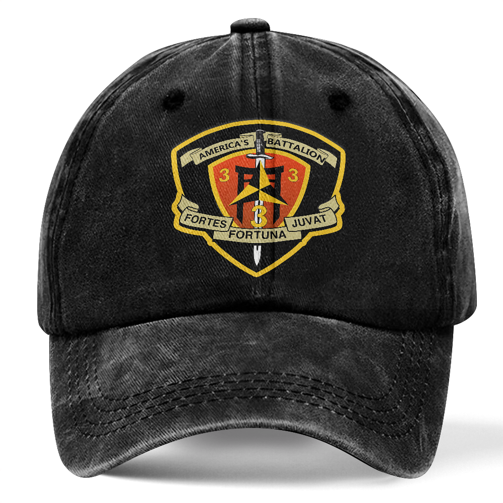 Personalizable 3rd Battalion Washed Cap