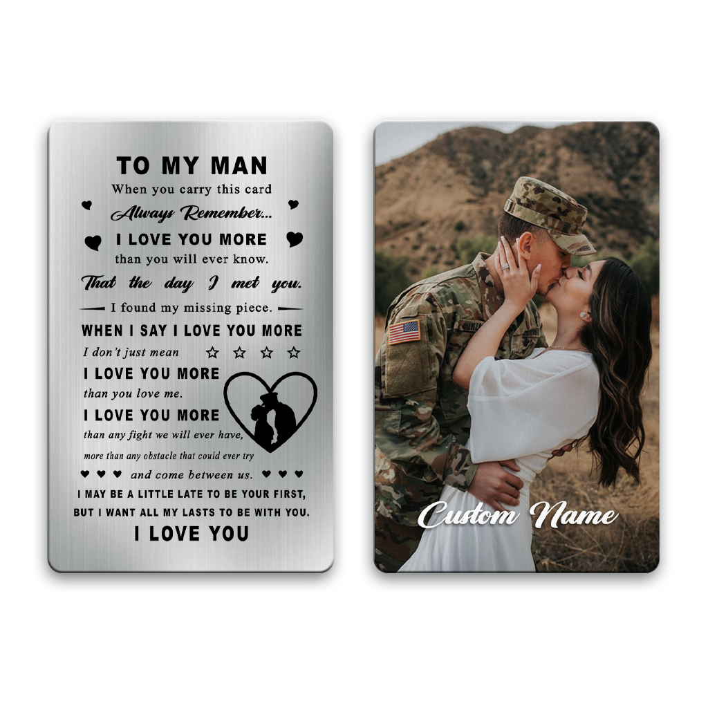 Personalizable Veteran Wallet Card