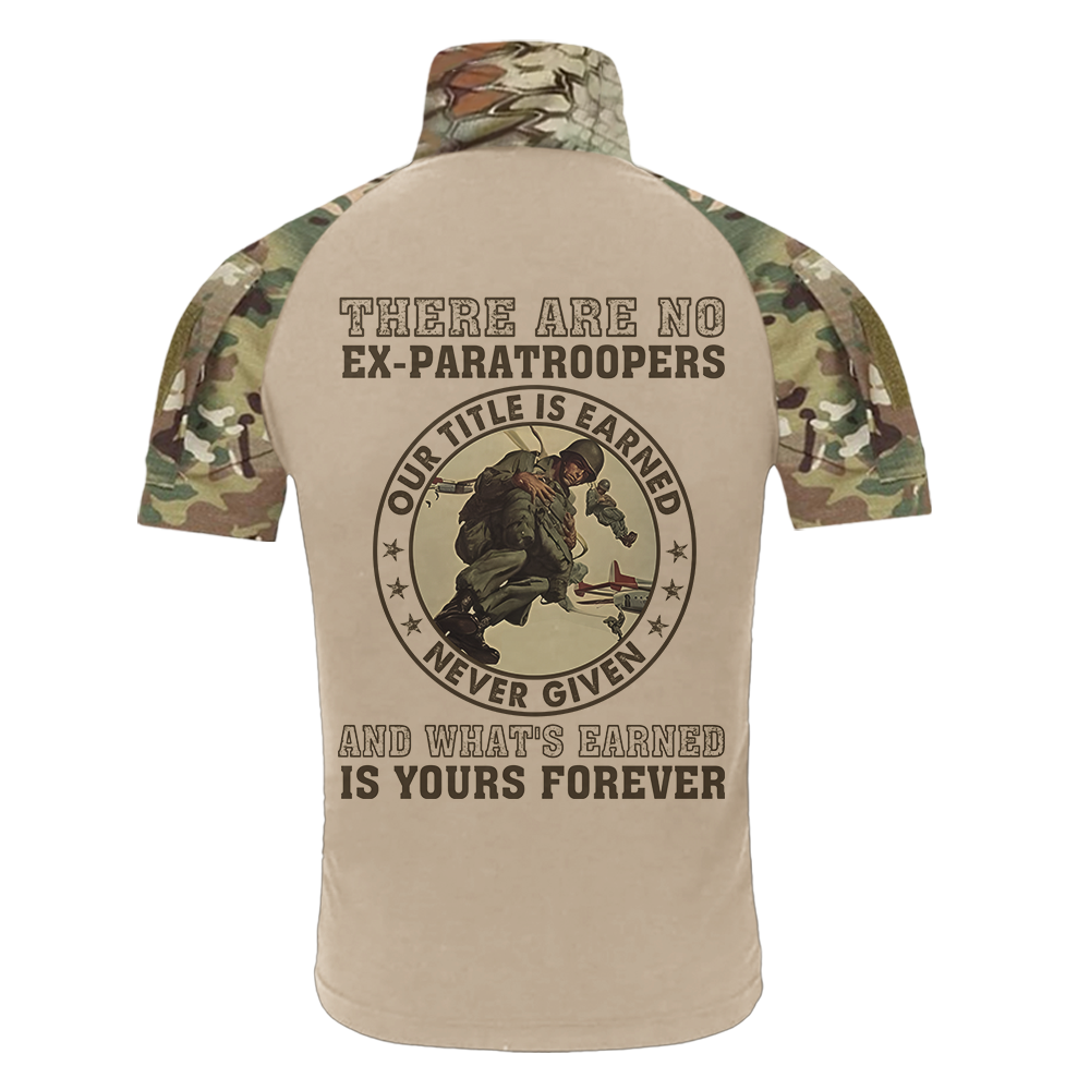 There's No Ex-Paratroopers Tactical Polo Shirt