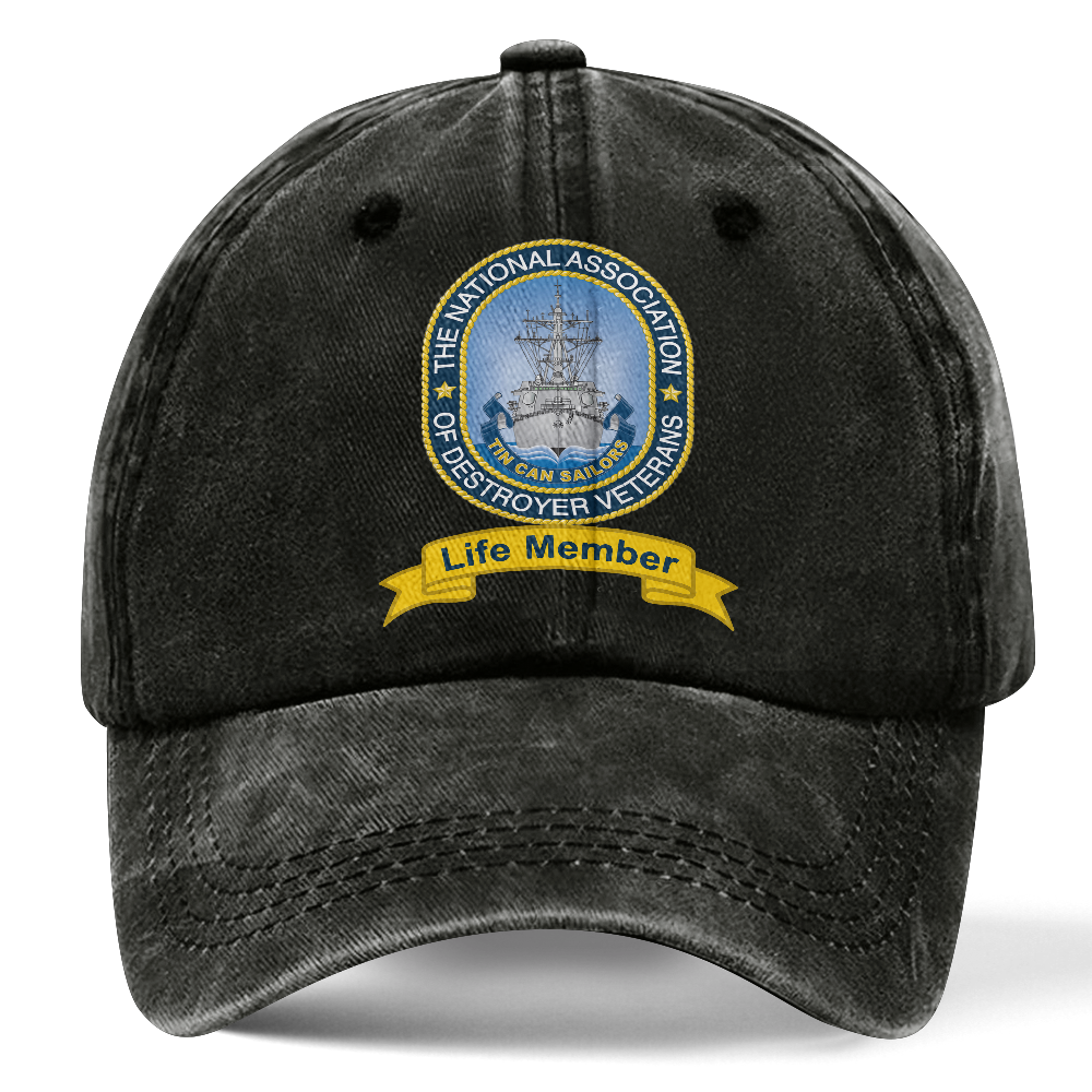 Personalizable Tin Can Sailors Washed Cap