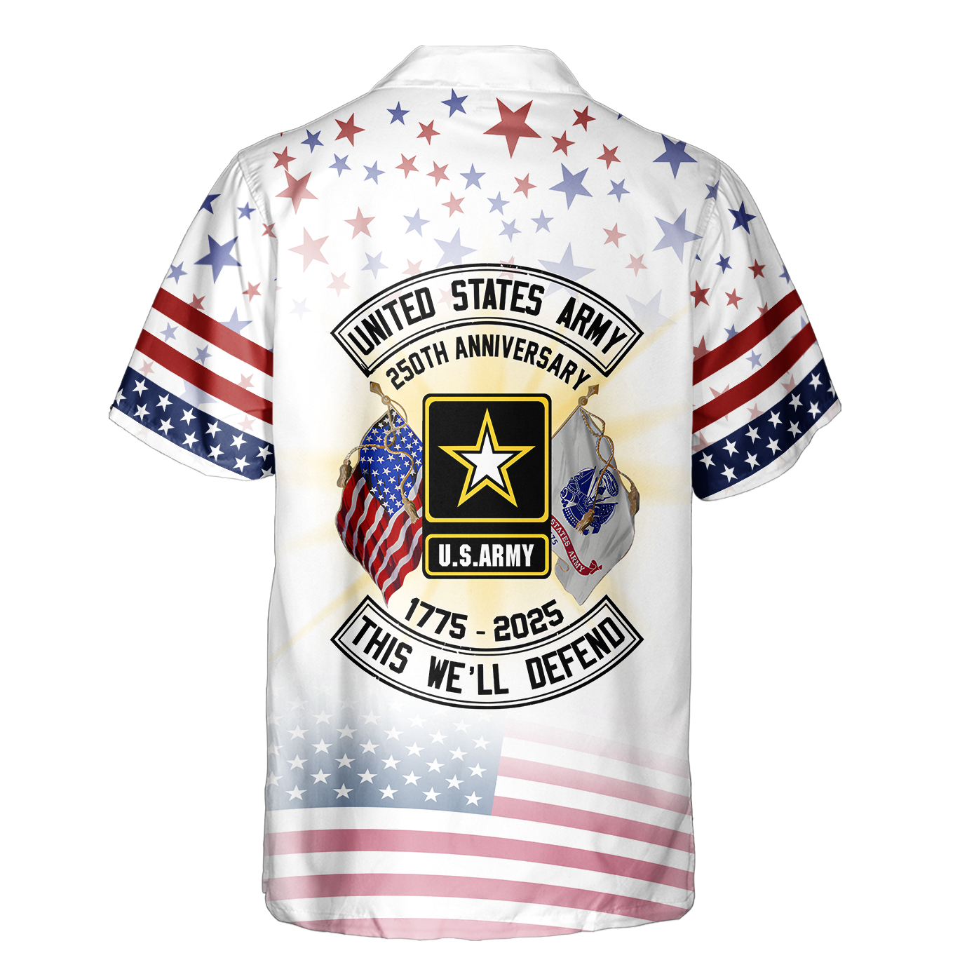 Army 250th Anniversary Cuban Shirt