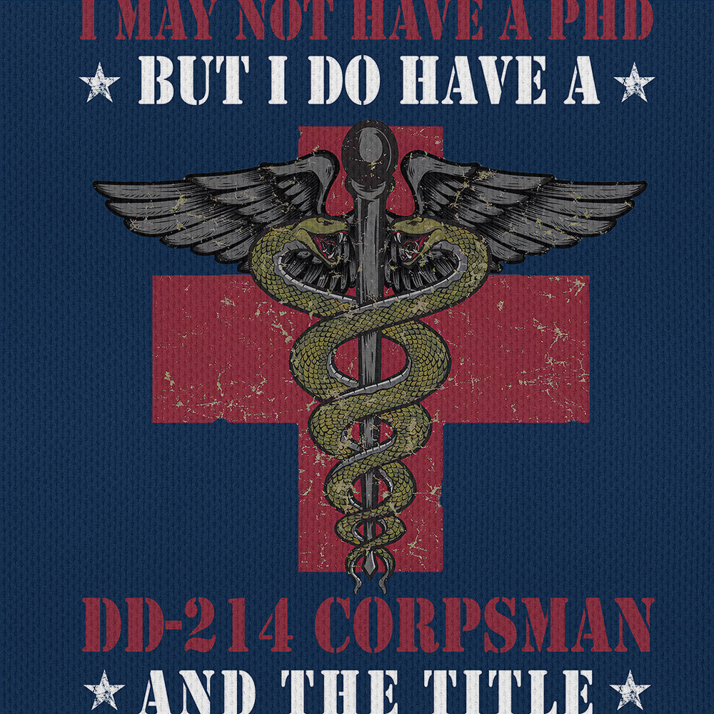 Navy Corpsman Raglan Zip Polo Shirt