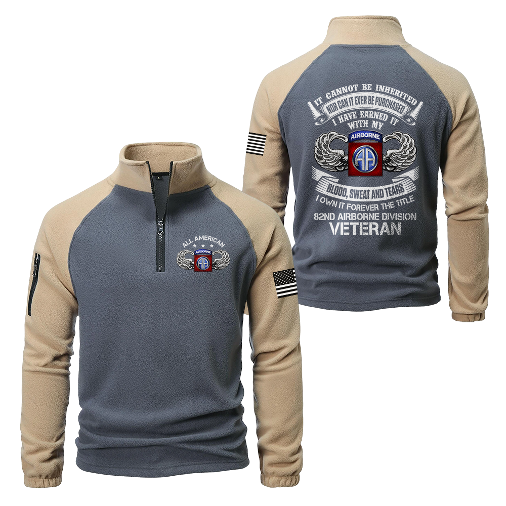 82nd Airborne Division Half-Zip Raglan Sweatshirt