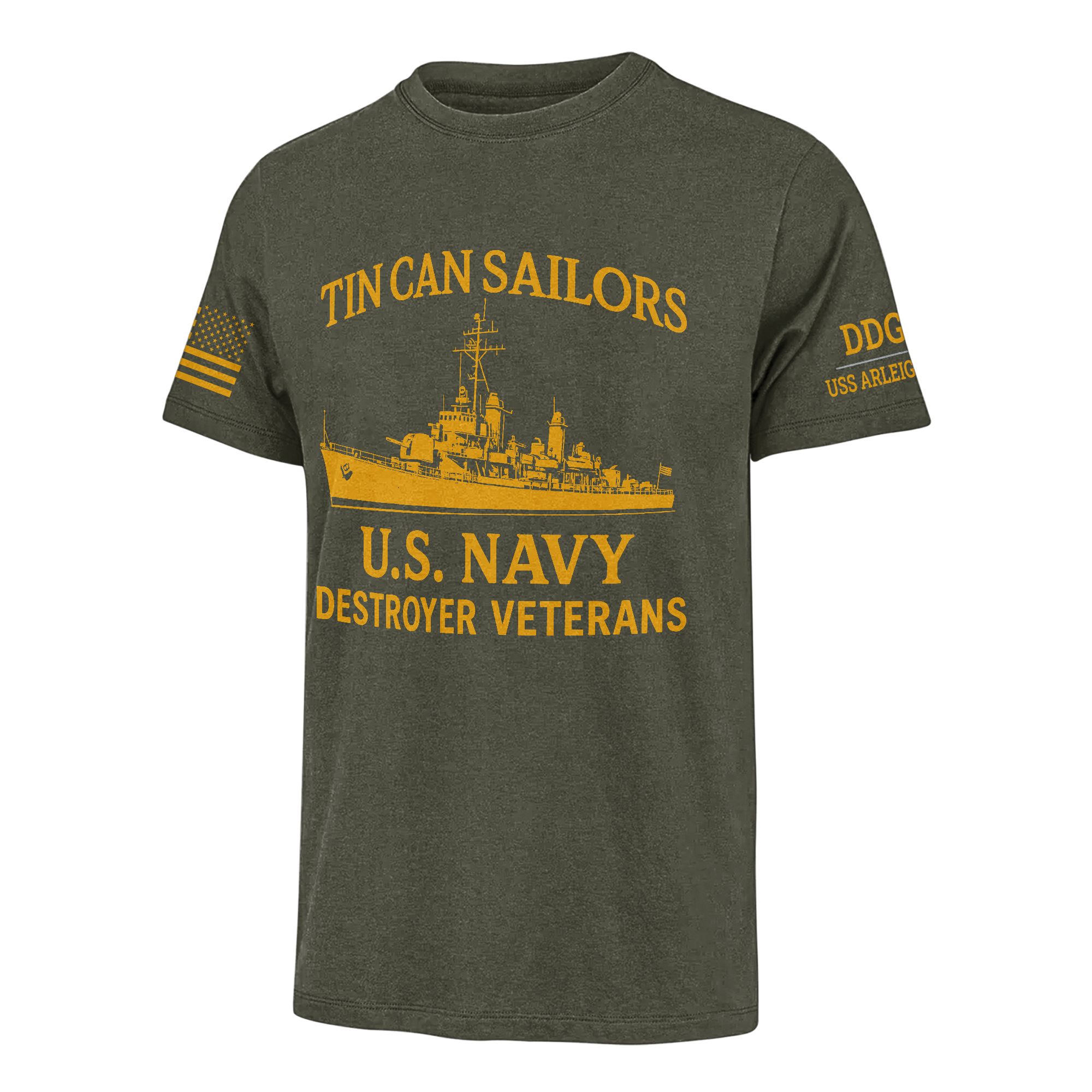 Personalizable Tin Can Sailors Classic T-shirt