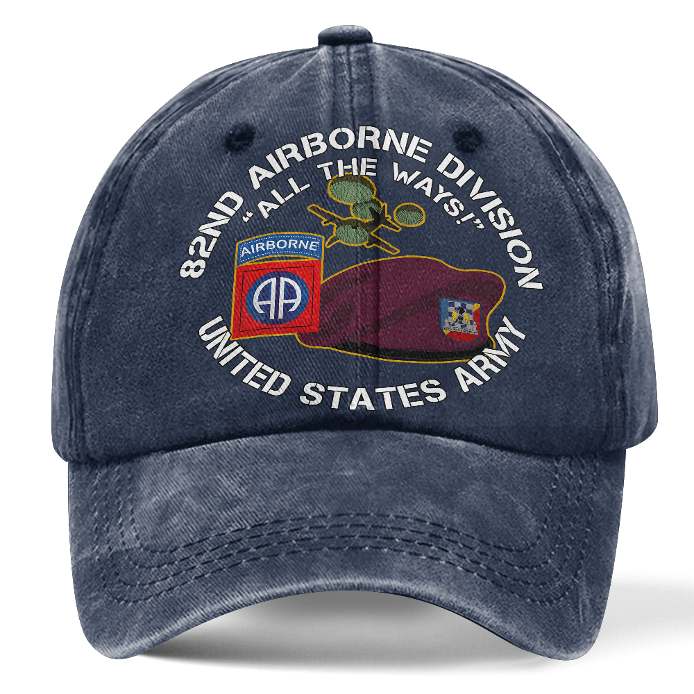 82nd Airborne All The Ways Washed Cap