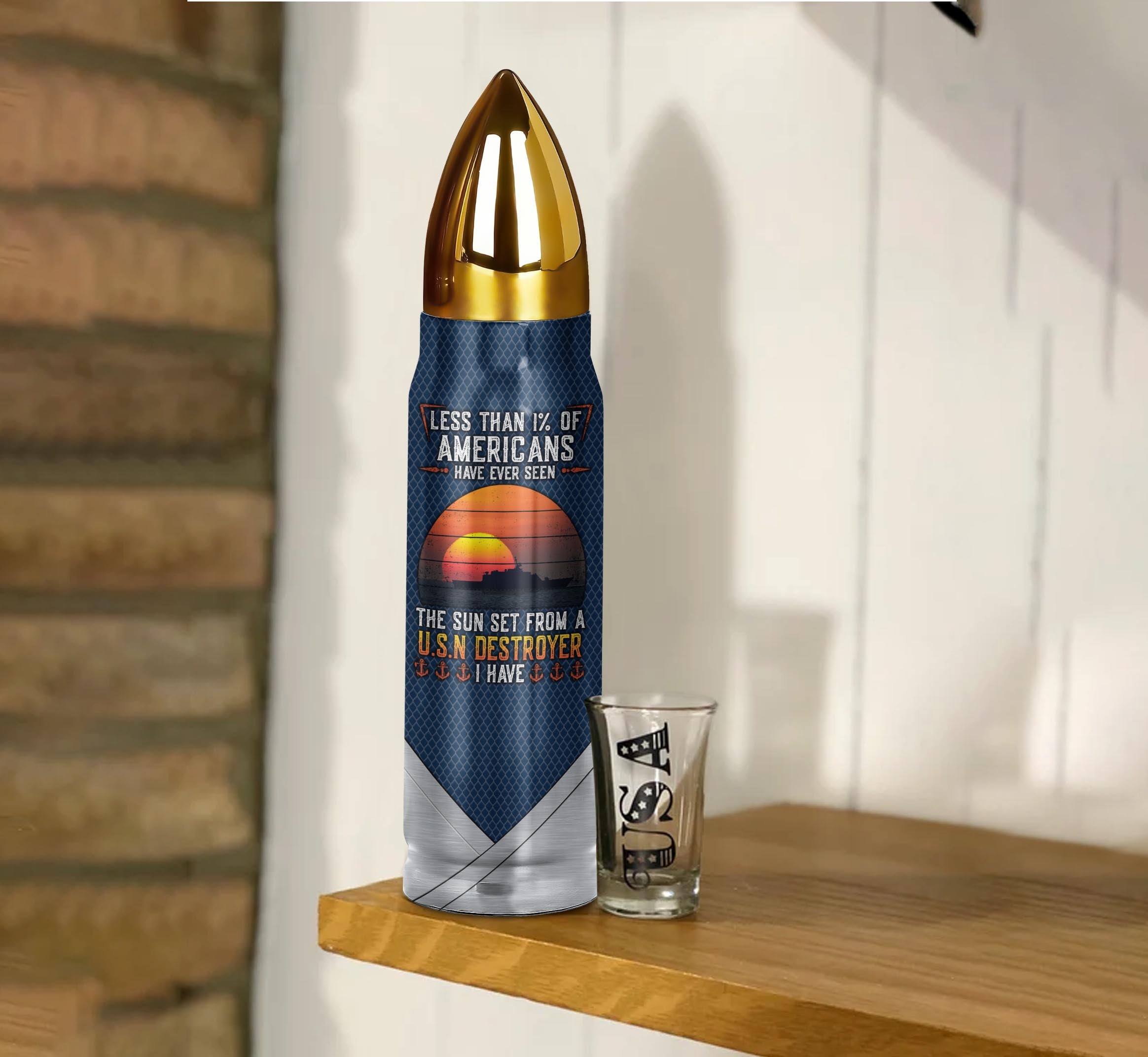 Less Than 1% Destroyer Bullet Tumbler