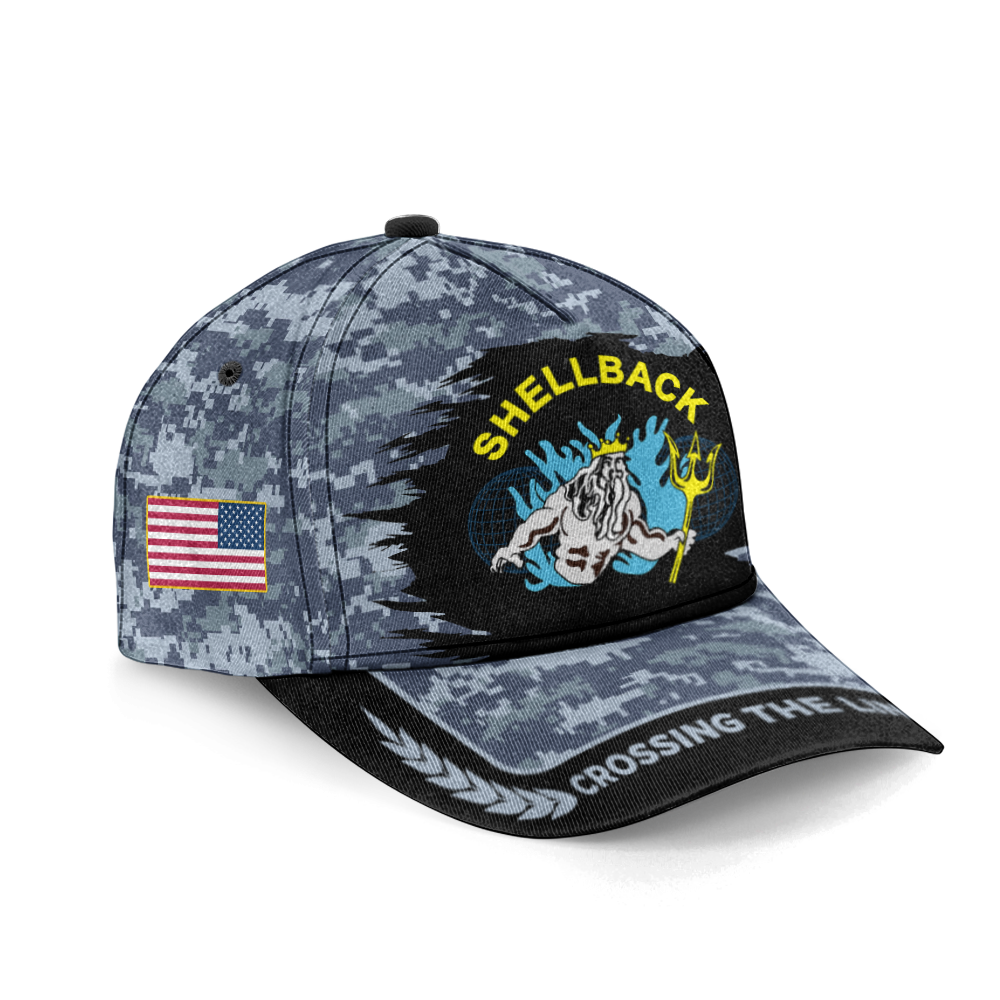Shellback Crossing The Line Classic Cap