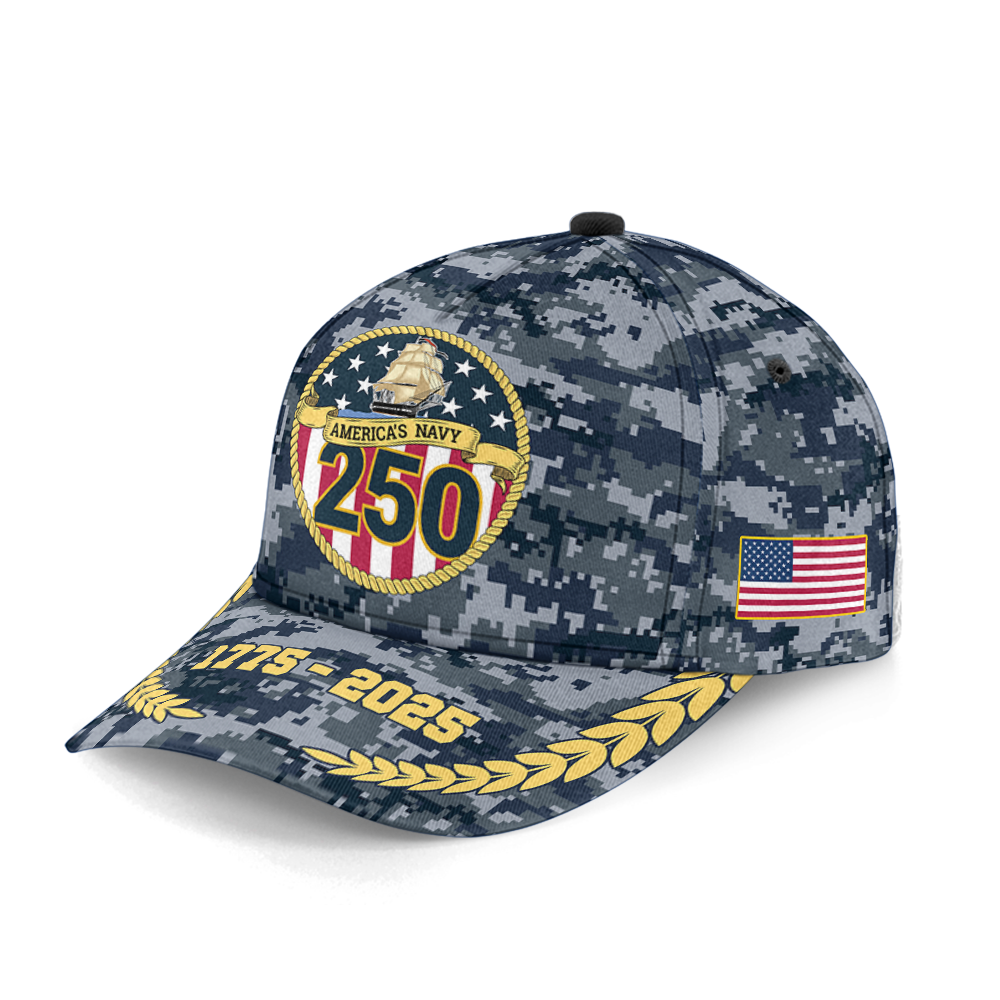 Navy 250th Anniversary Classic Cap