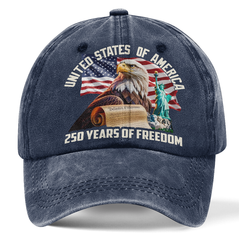 America 250th Anniversary Washed Cap