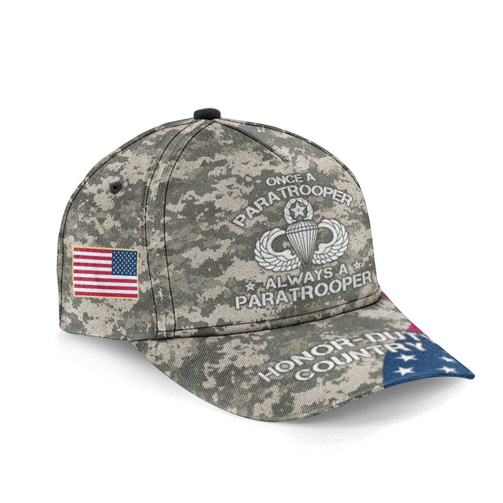 Personalized Airborne Always a Paratrooper Classic Cap
