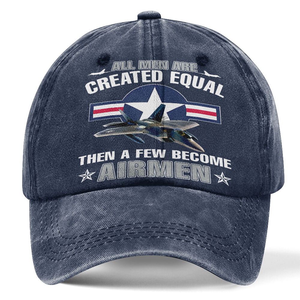 Personalizable Air Force All Men Are Created Equal Washed Cap