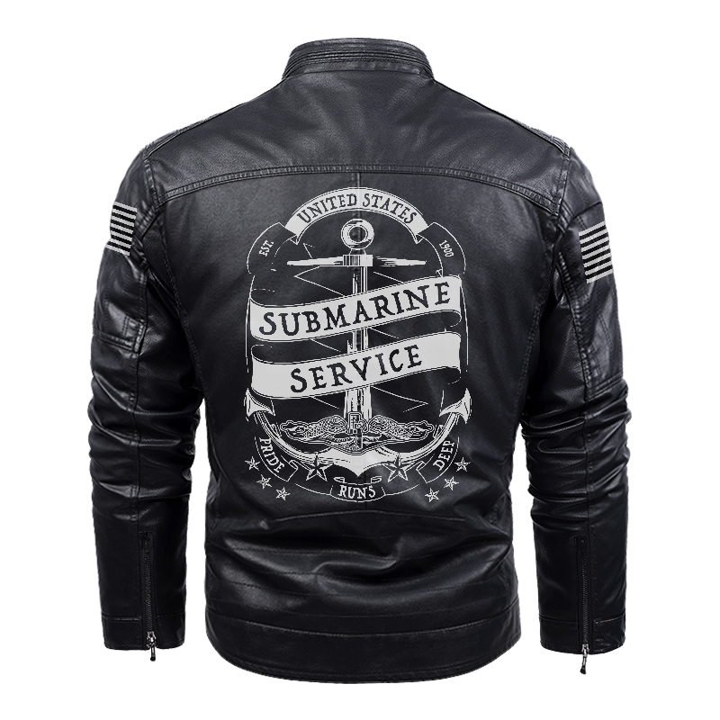Submarine Service Pride Runs Deep Leather Jacket