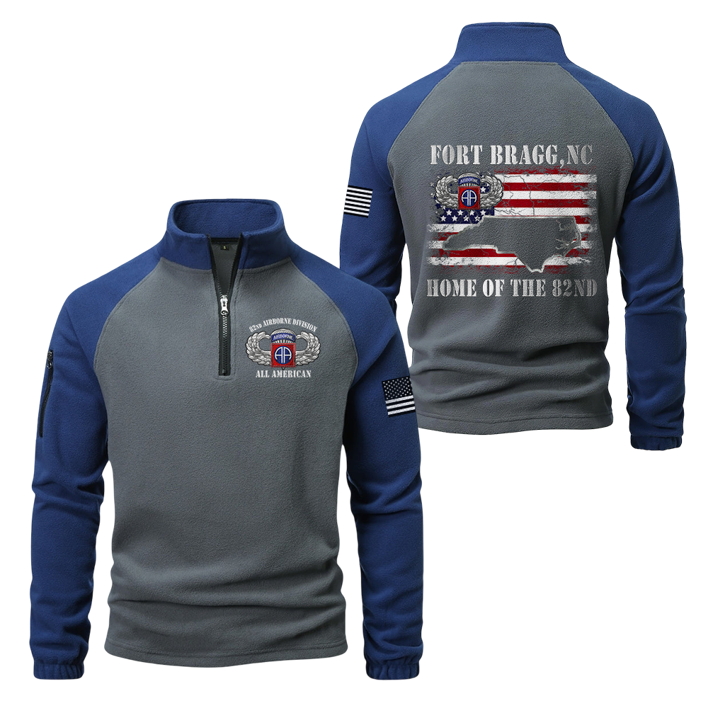 82nd Airborne Division Half-Zip Raglan Sweatshirt