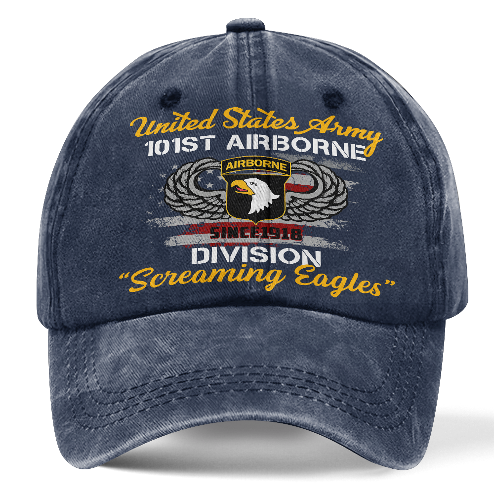 Airborne Screaming Eagles Washed Cap