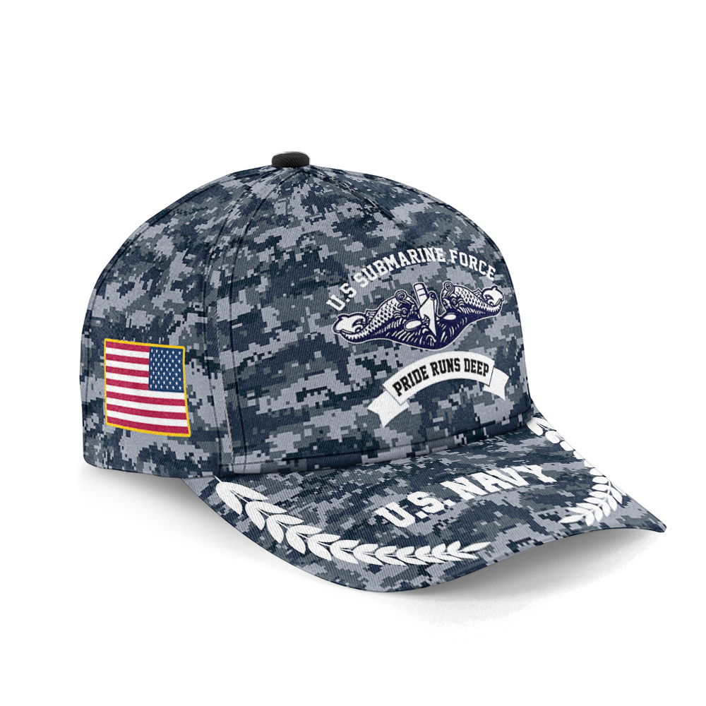 Navy Submarine Pride Runs Deep Classic Cap