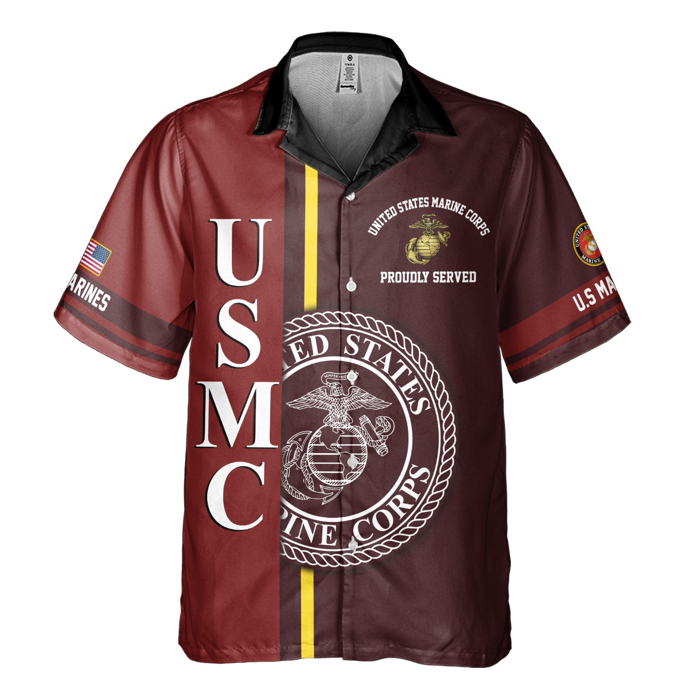 Navy 250th Anniversary Cuban Shirt