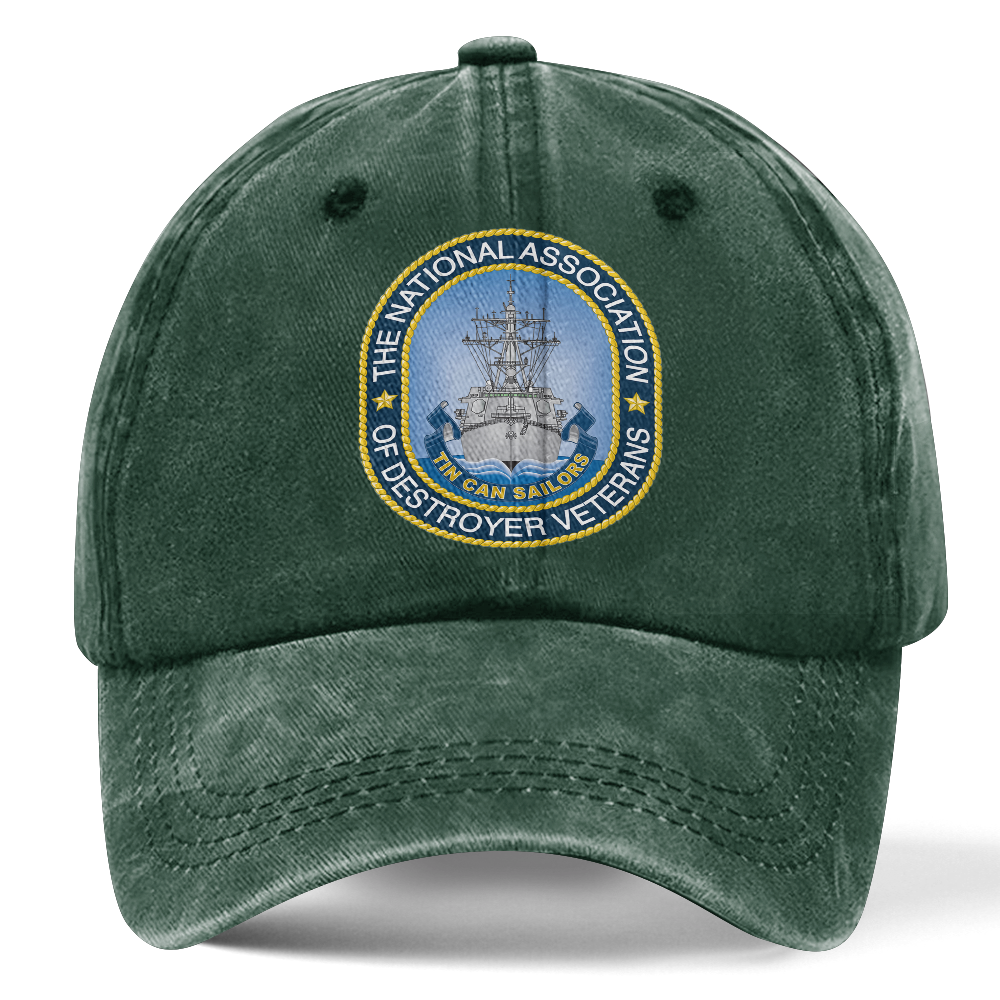 Personalizable Tin Can Sailors Washed Cap